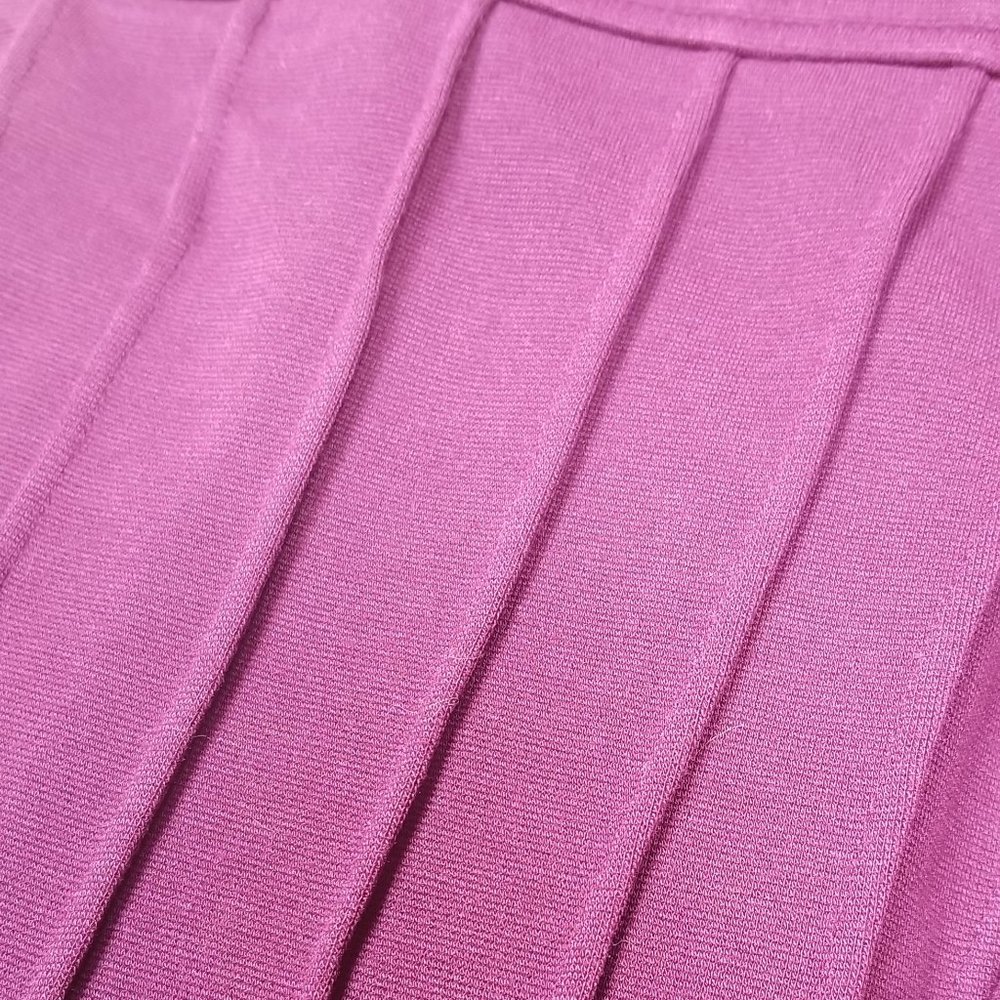 Maggy London Ponte Dress in Wine - Picture 2 of 16